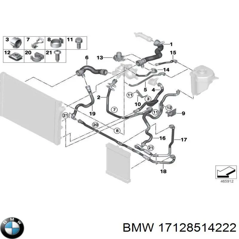  17128514222 BMW