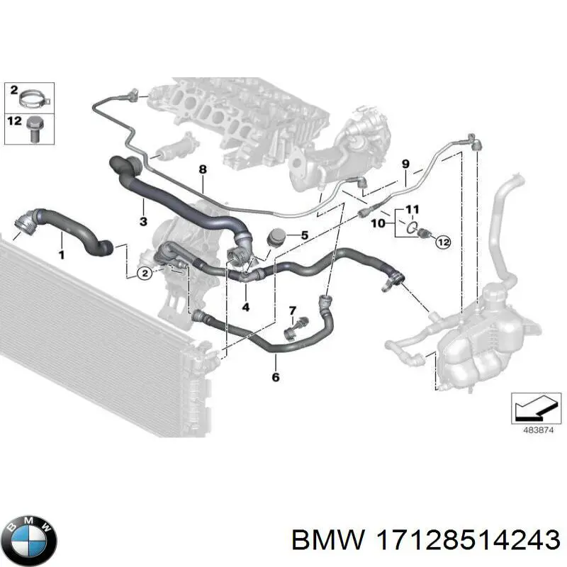  17128514243 BMW