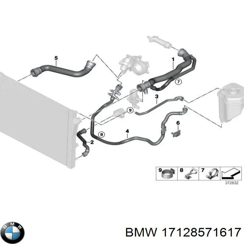  BMW 17128571617 цена, от 19.00 USD