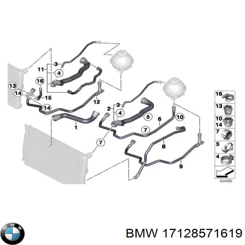  17128511848 BMW