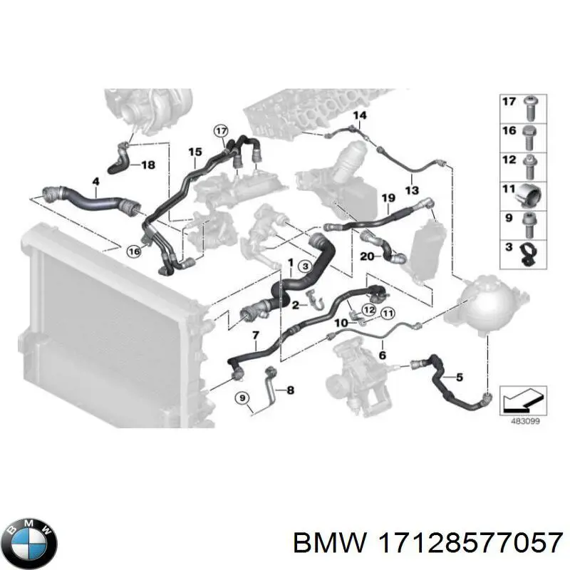 17128577057 BMW 