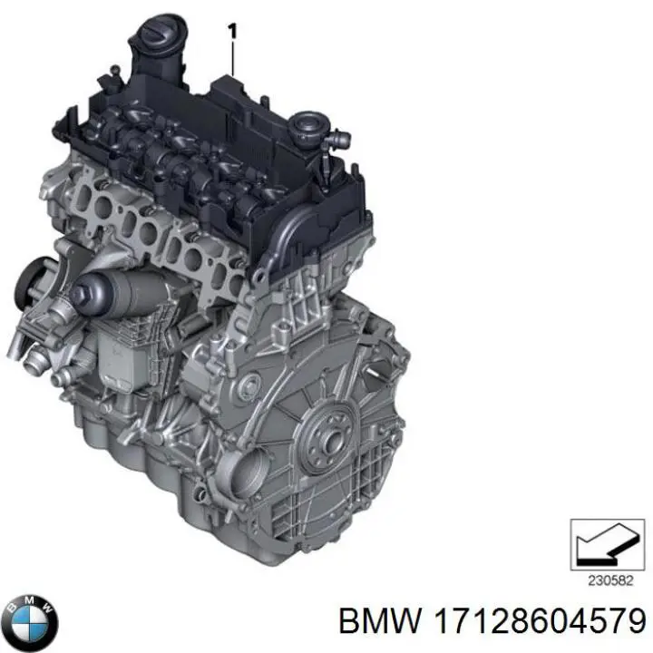 Молдинг стекла заднего 17128604579 BMW