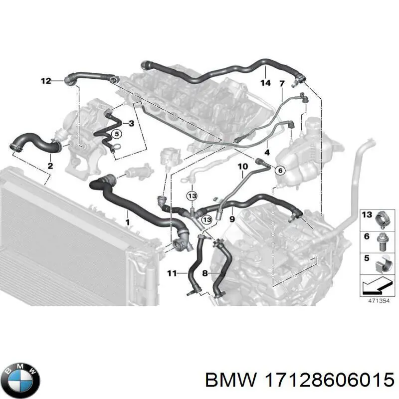  17128606015 BMW