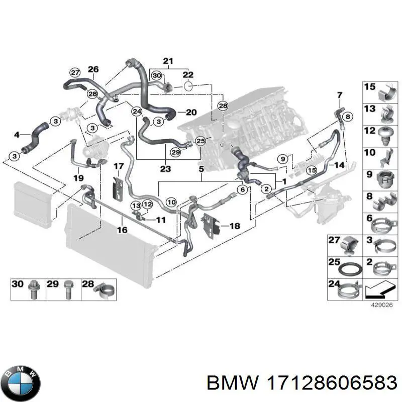 17128606583 BMW 