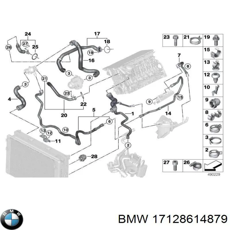 17128614879 BMW 