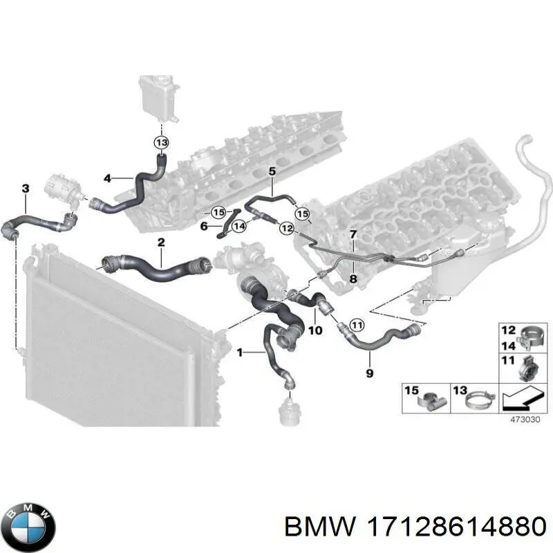  BMW 17128614880 цена, от 42.69 USD
