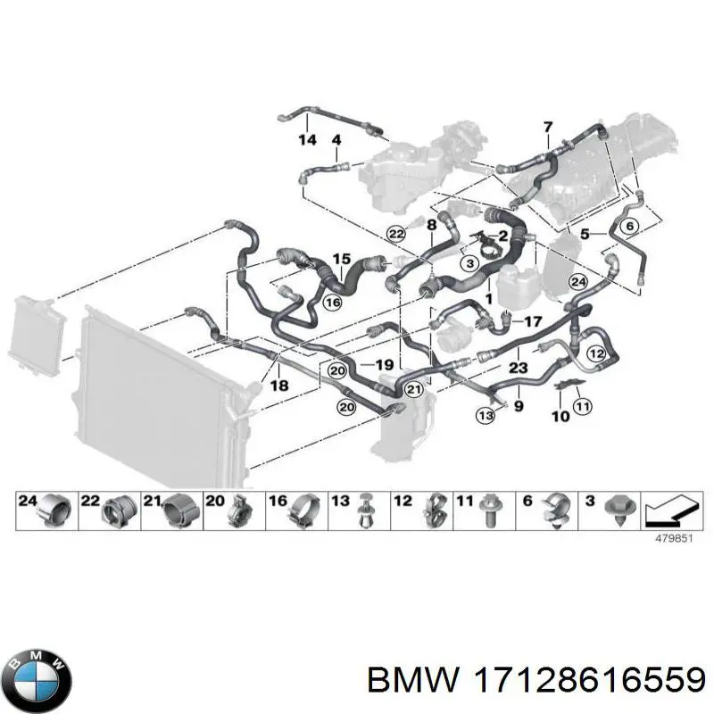 BMW 17128616559 цена, от 6.49 USD
