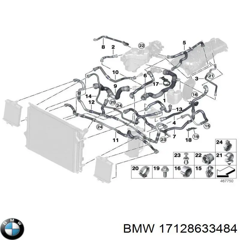  BMW 17128633484 цена, от 187.42 USD