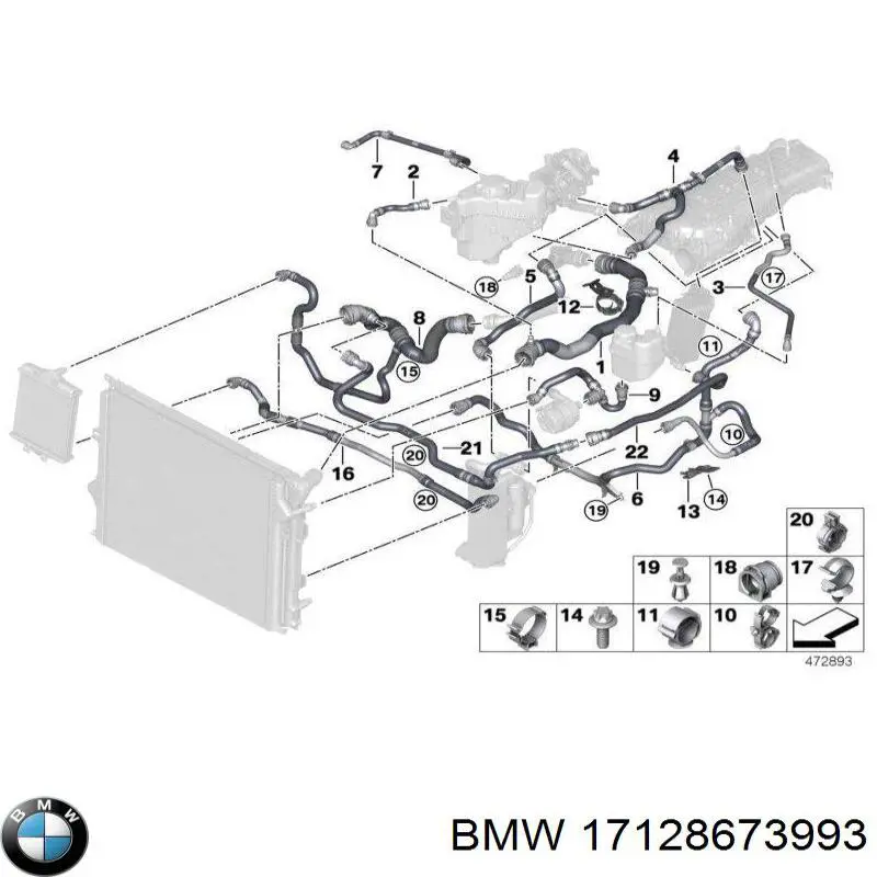  17128673993 BMW