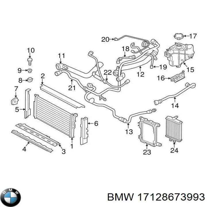  BMW 17128673993 цена, от 25.34 USD