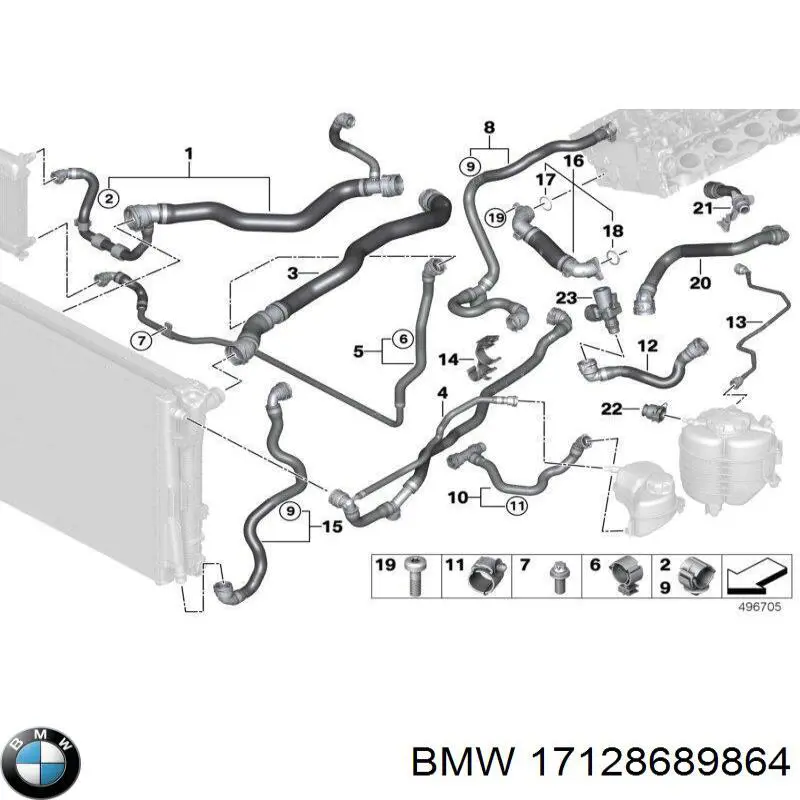 17128689864 BMW 