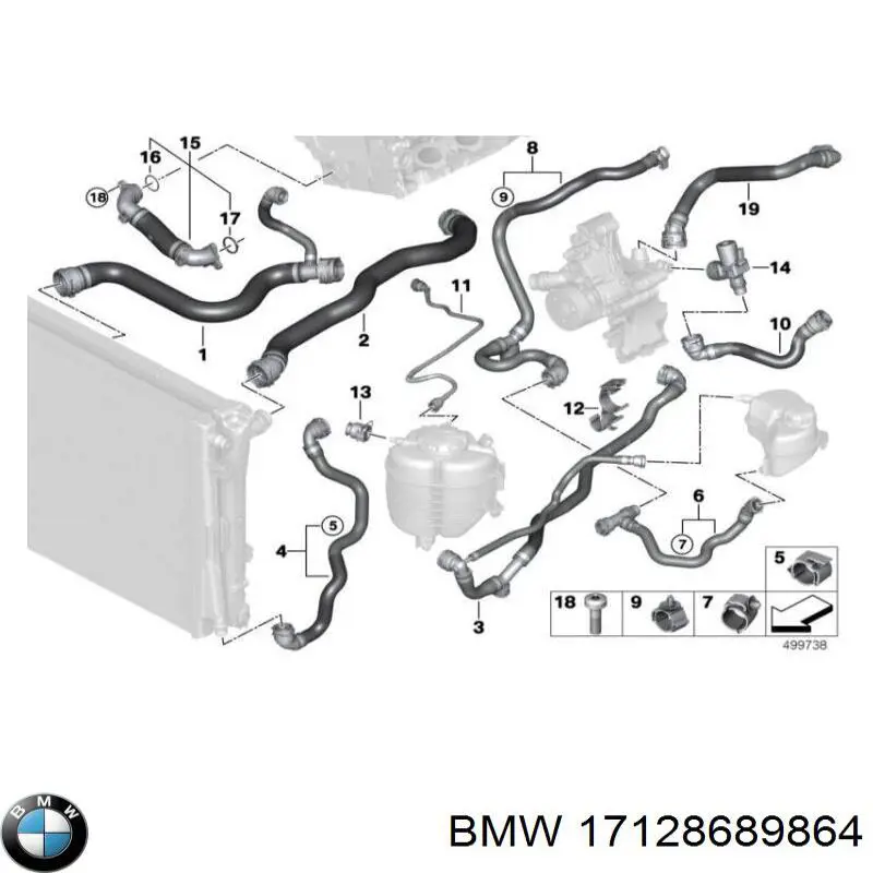 BMW 17128689864 цена, от 12.70 USD