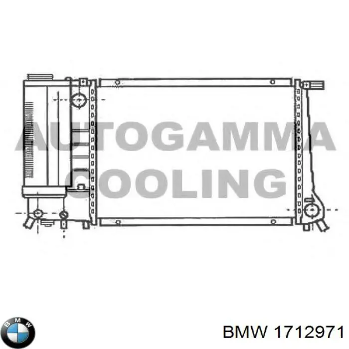 1712971 BMW радиатор