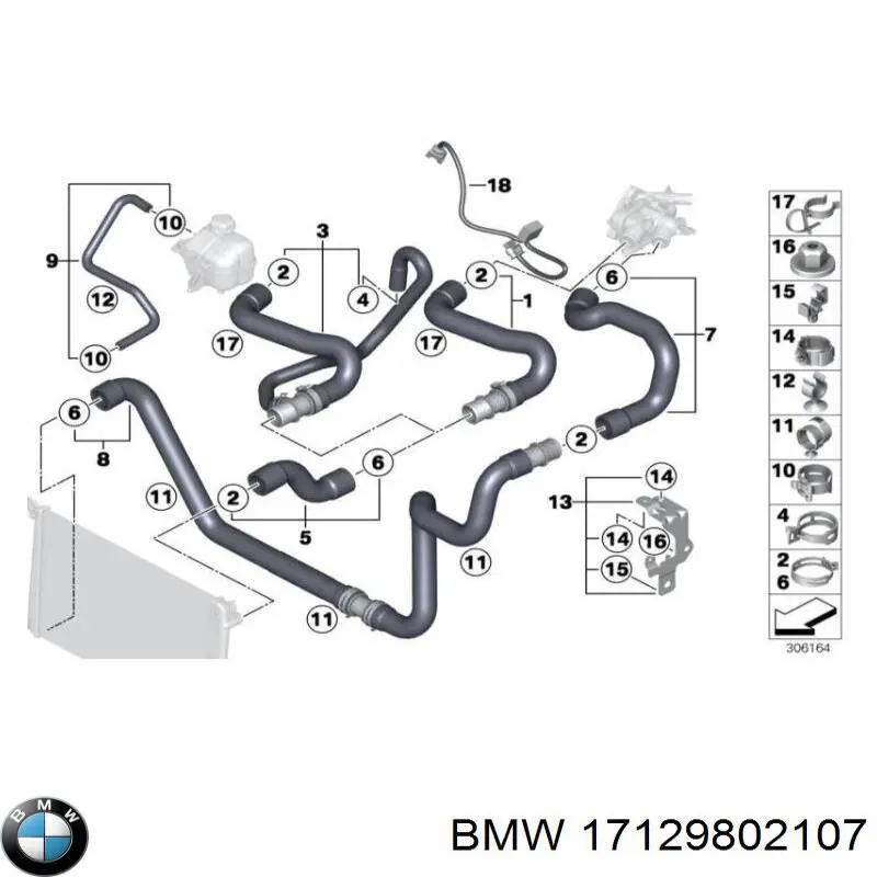  BMW 17129802107 цена, от 37.25 USD