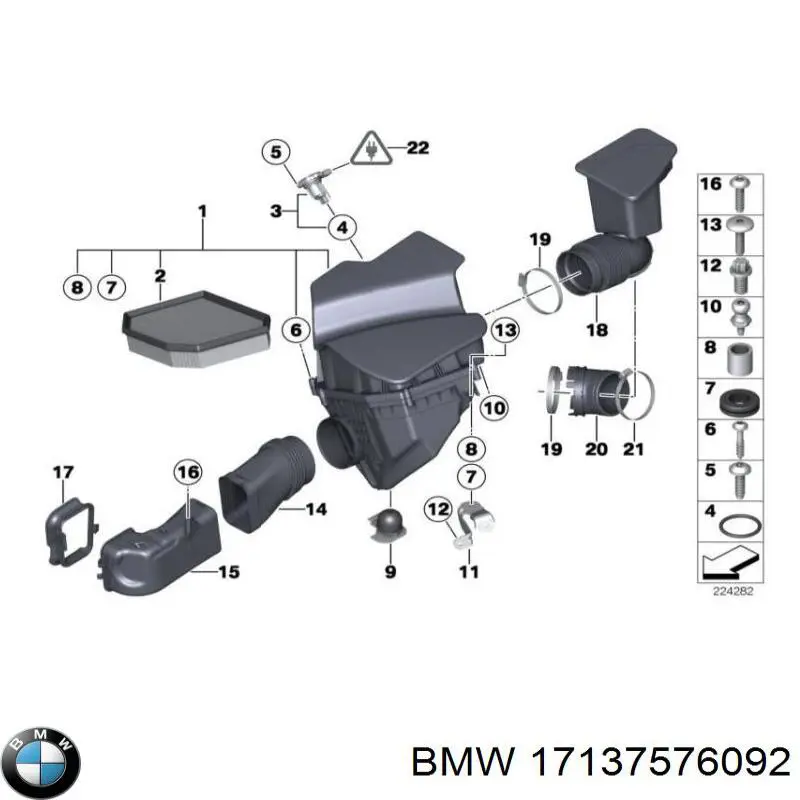  BMW 17137576092 цена, от 7.05 USD