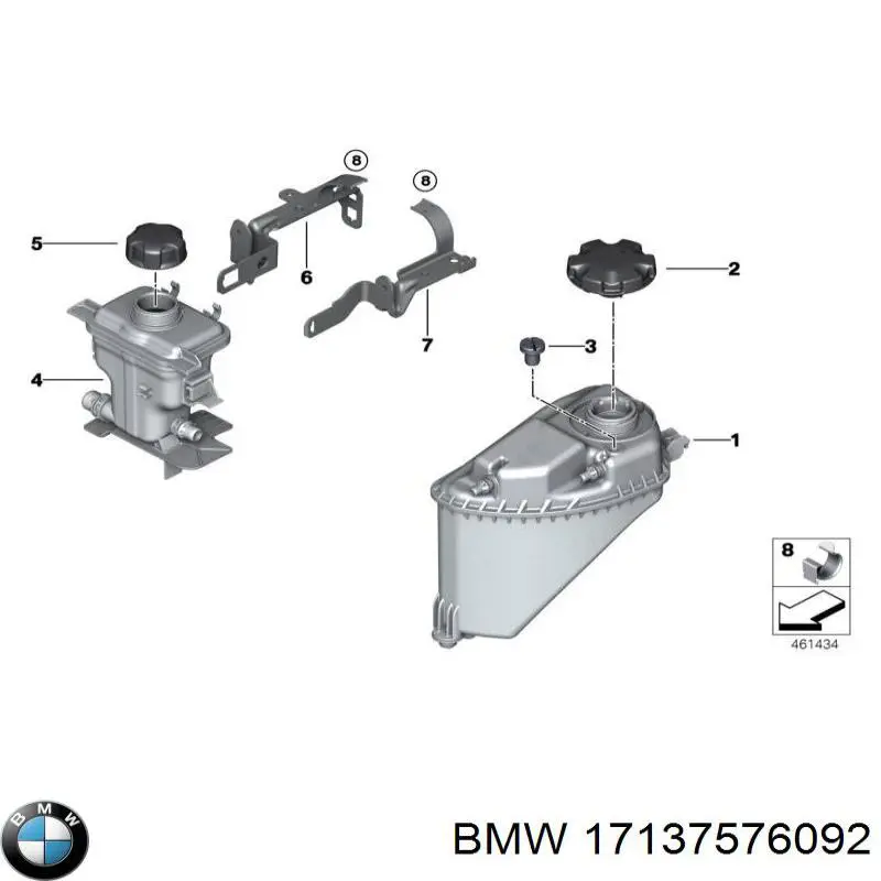 Купить 17137576092 BMW 