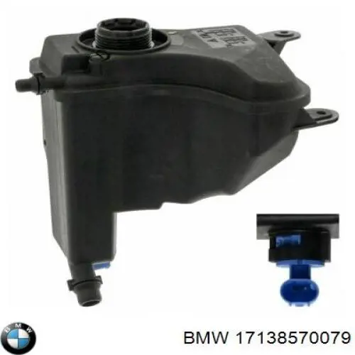 Бачок системы охлаждения двигателя расширительный BMW 17138570079 цена, от 39.55 USD