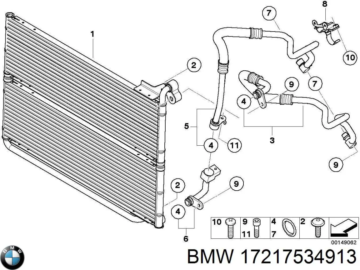  BMW 17217534913 цена, от 244.37 USD