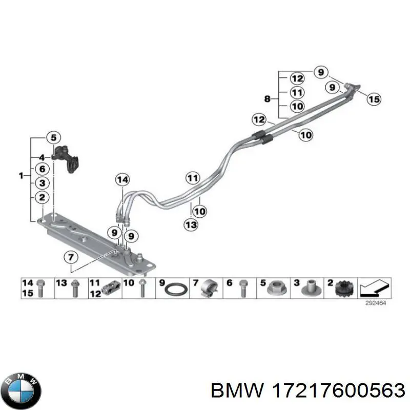 Термостат системы охлаждения масла АКПП BMW 17217600563 цена, от 116.37 USD