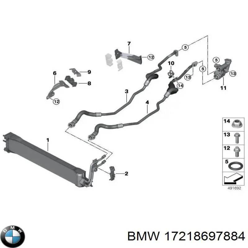 17218697884 BMW 