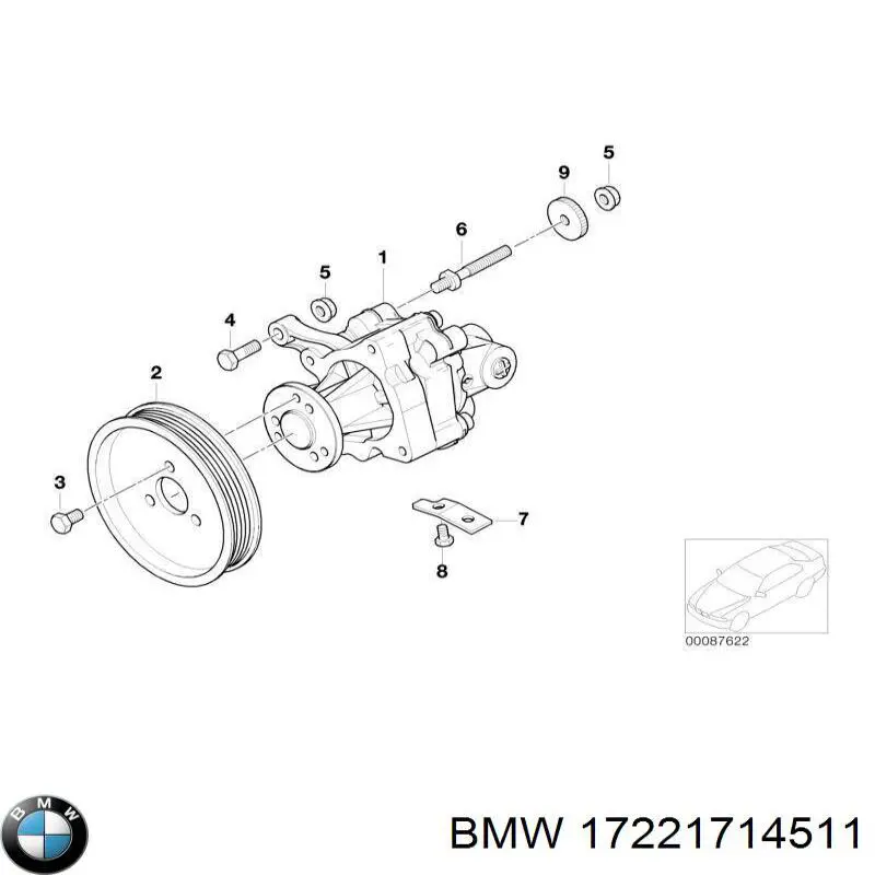 Купить 17221714511 BMW 