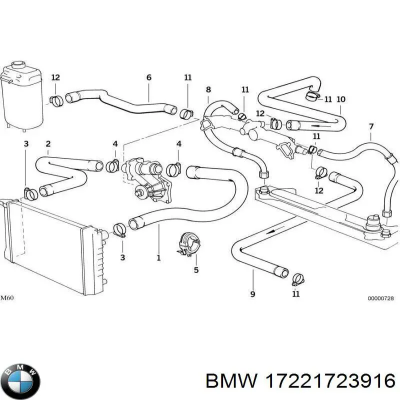 Радиатор охлаждения, АКПП/КПП BMW 17221723916 цена, от 506.77 USD