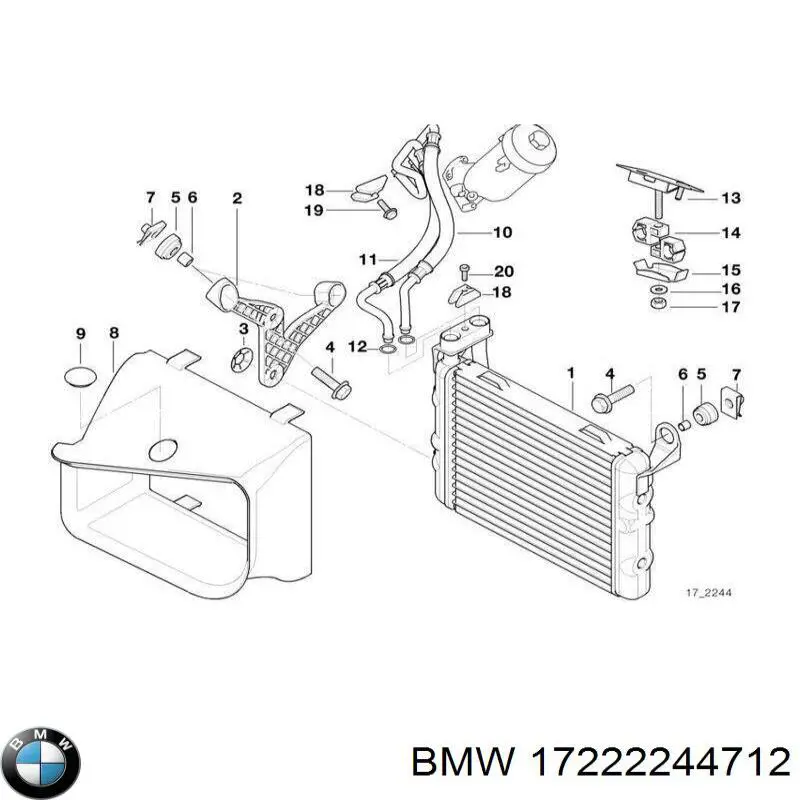  BMW 17222244712 цена, от 10.17 USD