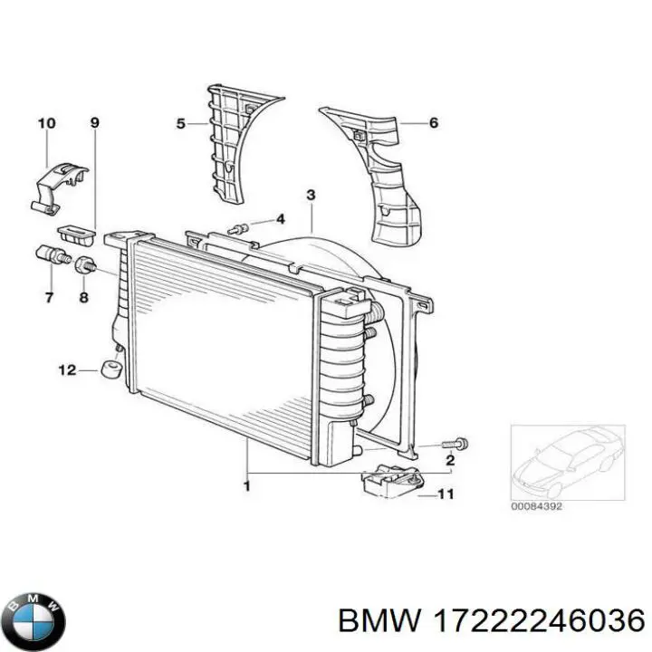 Помпа охлаждения BMW 17222246036 цена, от 44.70 USD