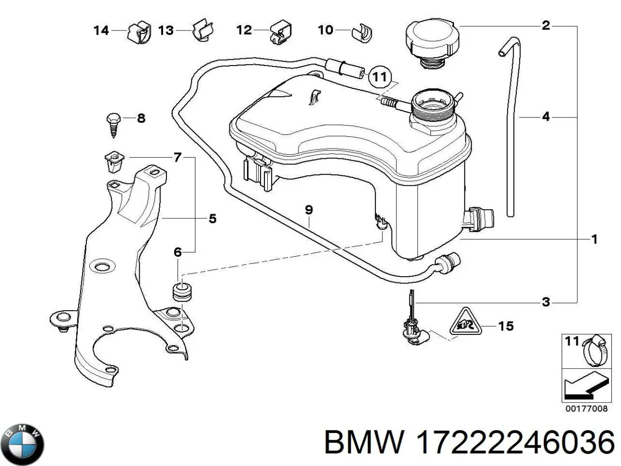 Купить 17222246036 BMW Насос охлаждения