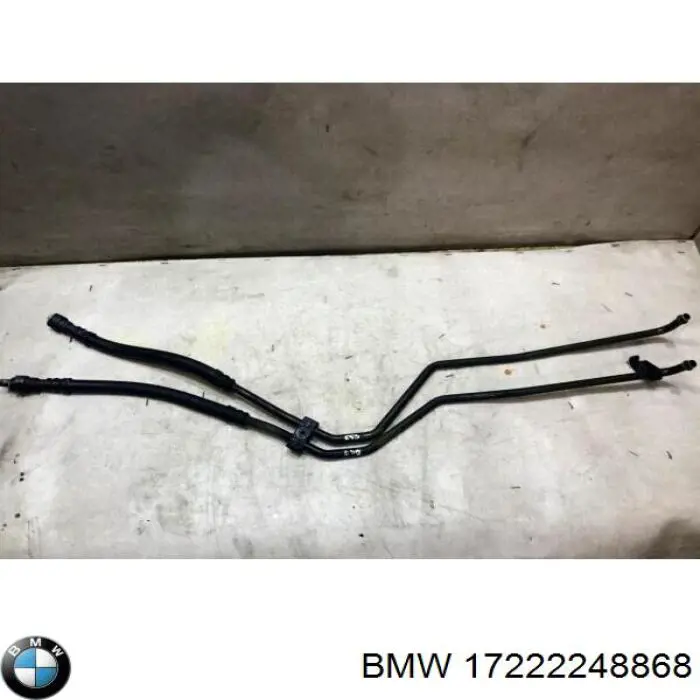 Купить 17222248868 BMW Трубка низкого давления обратки масляного радиатора