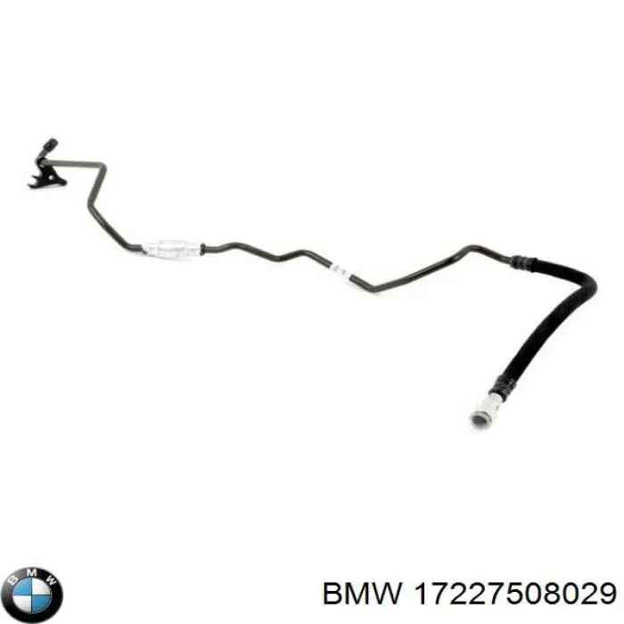 Трубка (шланг) масляного радиатора, обратка (низкого давления) BMW 17227508029