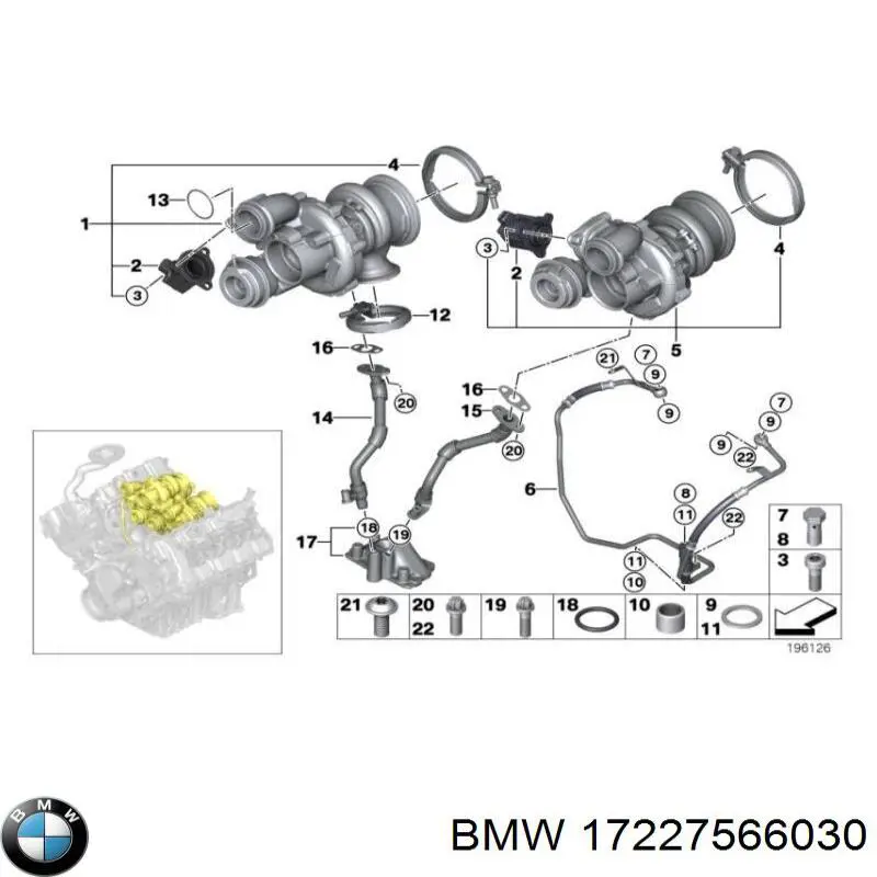  BMW 17227566030 цена, от 3.81 USD