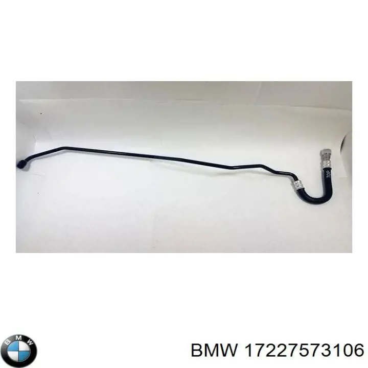 17227534891 BMW tubo (mangueira do radiador de óleo, de pressão alta)
