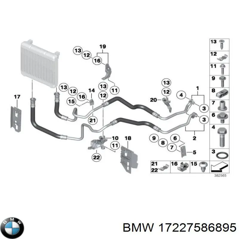  BMW 17227586895 цена, от 11.40 USD