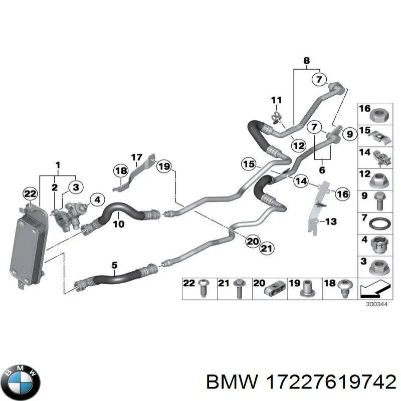 Купить 17227619742 BMW 