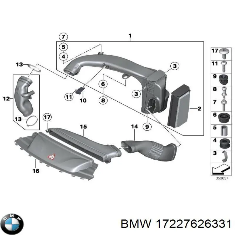 Купить 17227626331 BMW 