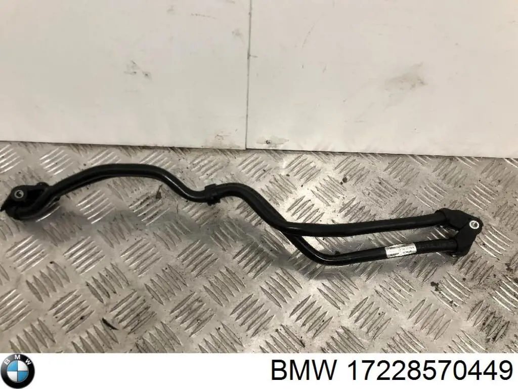 8570449 BMW Трубка масляного радиатора АКПП, сдвоеная