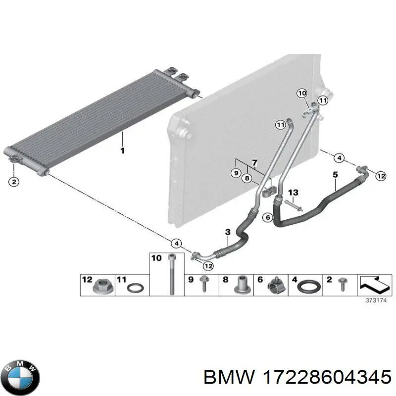  BMW 17228604345 цена, от 3.73 USD