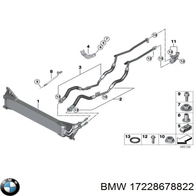 8678822 BMW Термостат системы охлаждения масла АКПП
