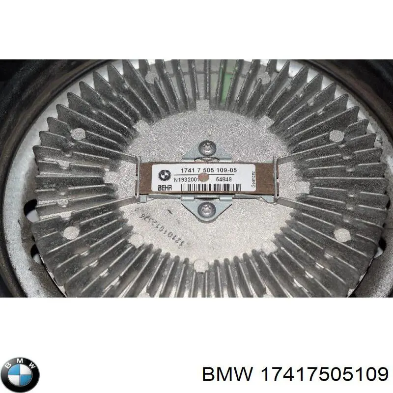 Вискозная муфта BMW 17417505109 цена, от 59.49 USD