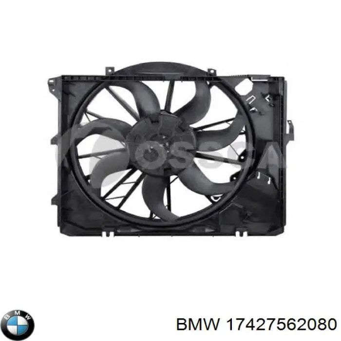 Диффузор радиатора охлаждения в сборе с мотором и крыльчаткой BMW 17427562080 цена, от 264.44 USD