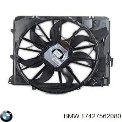 Диффузор вентилятора в сборе с мотором и крыльчаткой 17427562080 BMW