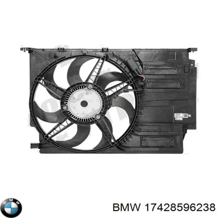 Диффузор радиатора охлаждения BMW 17428596238 цена, от 225.17 USD