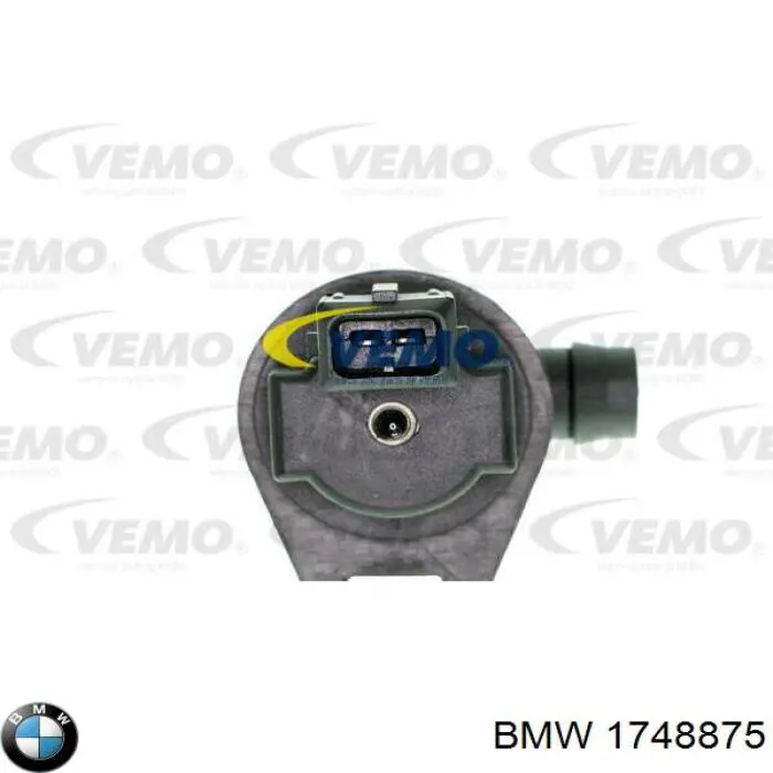1748875 BMW válvula de ventilação dos gases do tanque de combustível