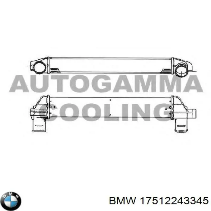 Система охлаждения наддувочного воздуха BMW 2243345 цена, от 98.87 USD