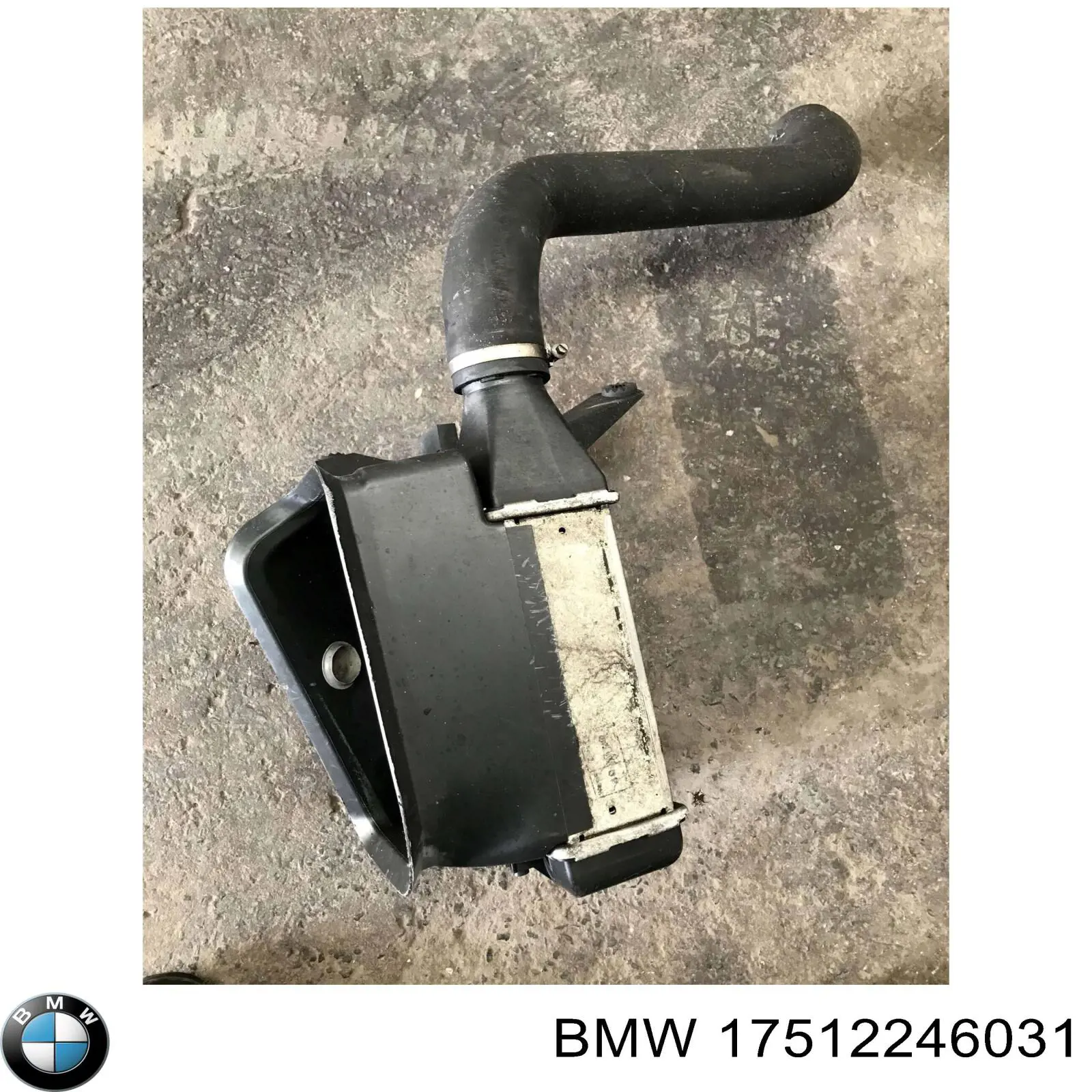 Радиатор интеркуллера BMW 17512246031