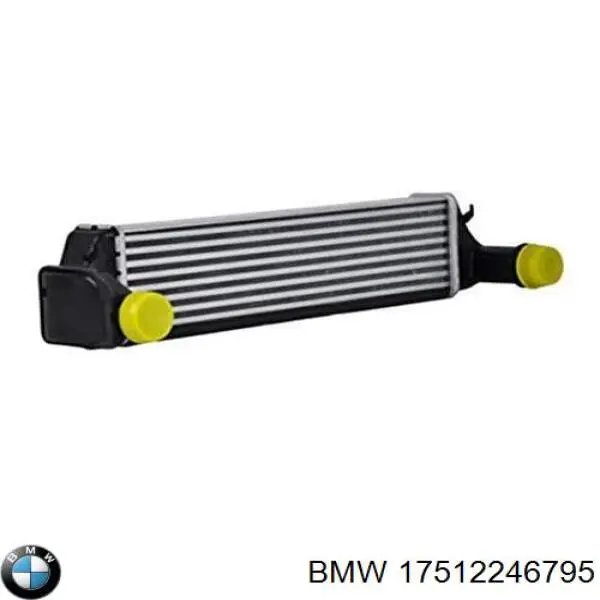 Радиатор интеркуллера BMW 17512246795