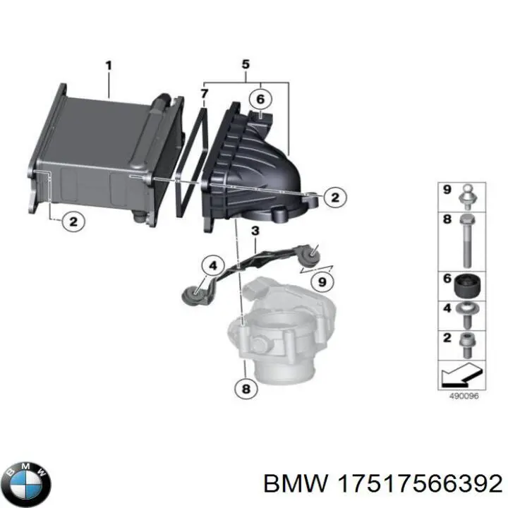 CI224000P Mahle Original Охладитель наддувочного воздуха