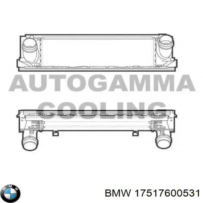 Купить CI686000S Mahle Original Интеркулер