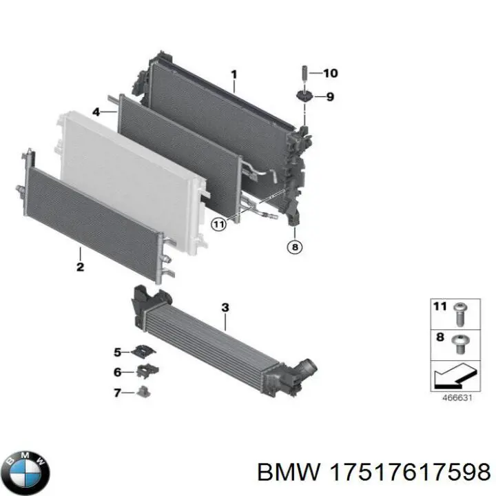 17517617598 BMW интеркулер